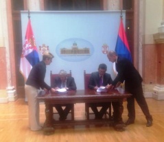 10. јун 2015. Церемонија потписивања Меморандума о сарадњи између Одбора за финансије, републички буџет и контролу трошења јавних средстава и Државне ревизорске институције